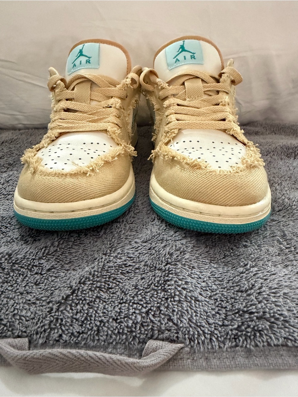 Jordan 1 Low SE “Wave” (Sesame/Dusty Cactus) Women’s Size 7.5 - Picture 4 of 11